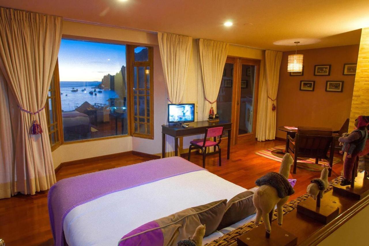 Hotel Rosario Lago Titicaca Copacabana  Habitación foto