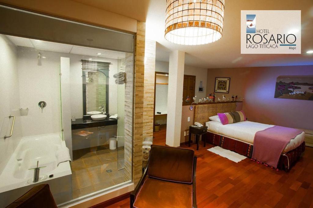 Hotel Rosario Lago Titicaca Copacabana  Habitación foto